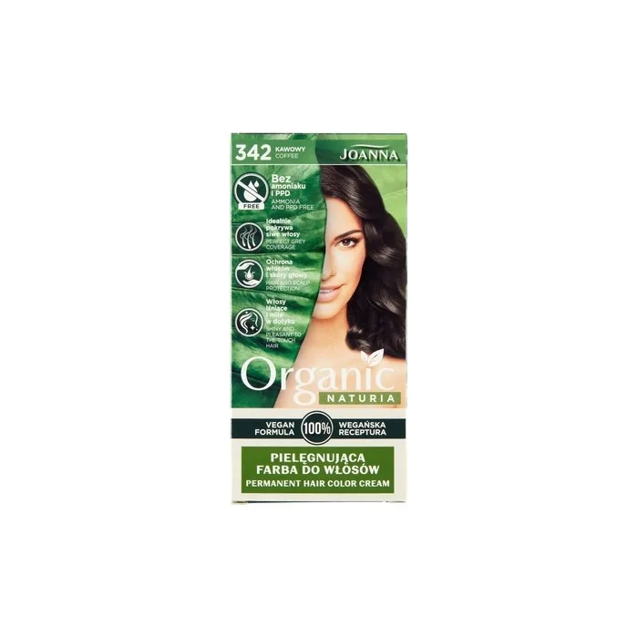 Joanna Naturia Organic Hair Color Without Ammonia And Ppd 342 Coffee