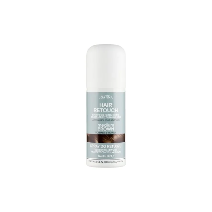 Joanna Hair Retouch Spray For Root Touch-Up Medium Brown 75ml