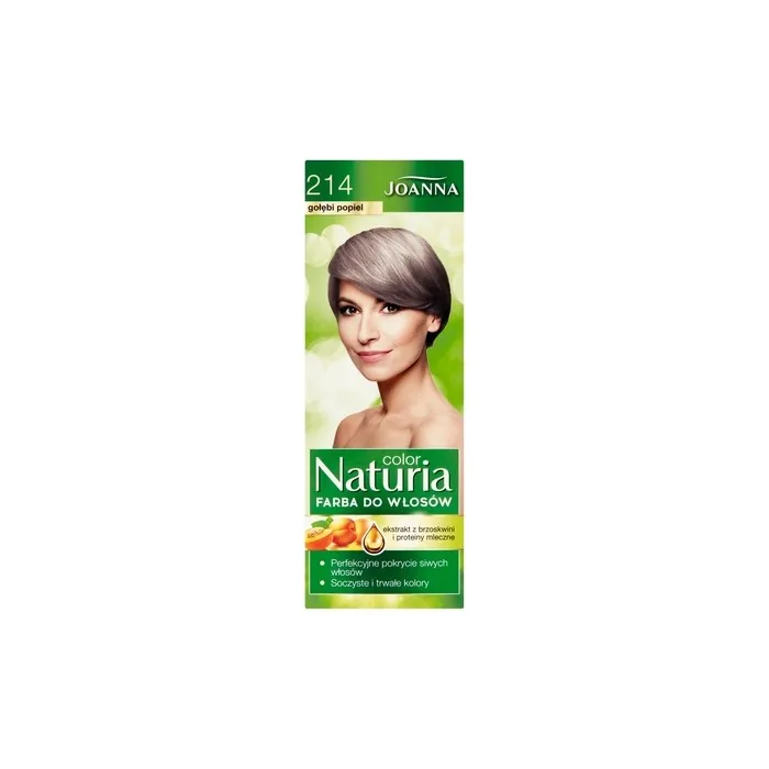 Joanna Naturia Color Hair Dye 214 Dove Ash - Permanent Hair Color