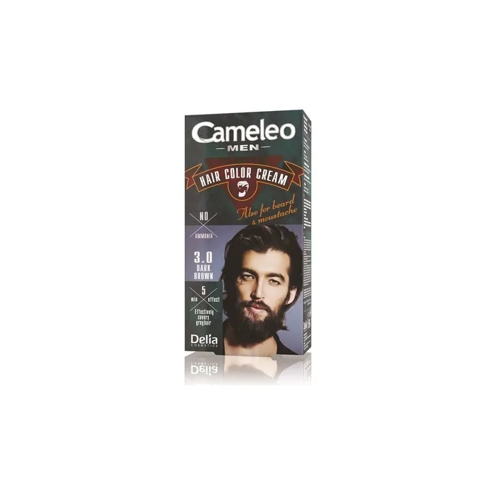 Cameleo Men Hair Color Cream - 3.0 Dark Brown, 30ml