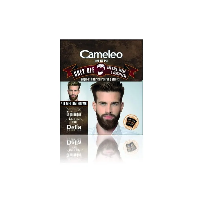 Cameleo Men Colour Cream Medium Brown Single-Use Colorizer - Pack of 2