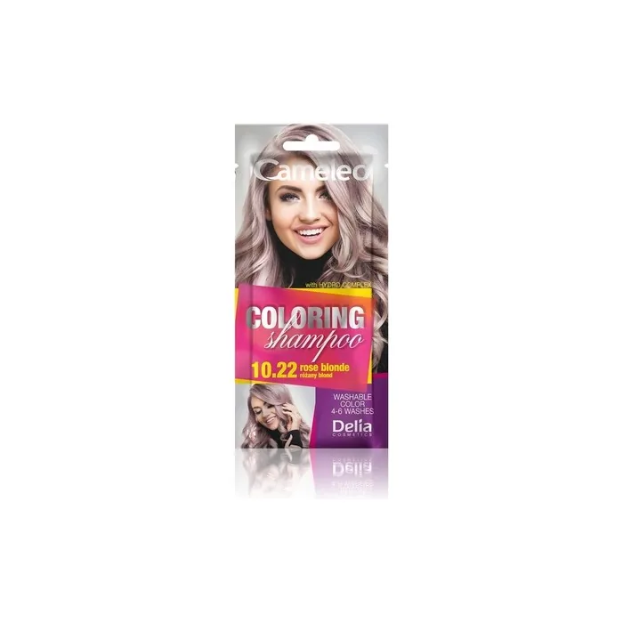 Cameleo Rose Blonde Toning Shampoo Color Refreshment Without Ammonia or Oxidizing Agents 40ml 10.22