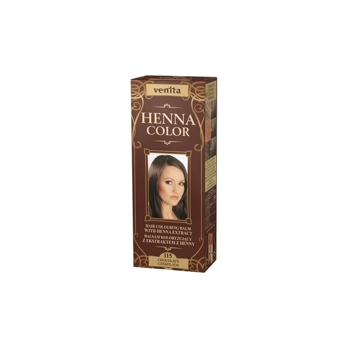 Venita Henna Color Coloring Balsam With Henna Extract 115 Chocolate 75ml