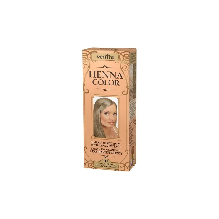 Venita Henna Color Coloring Balsam With Henna Extract 111 Natural Blond 75ml