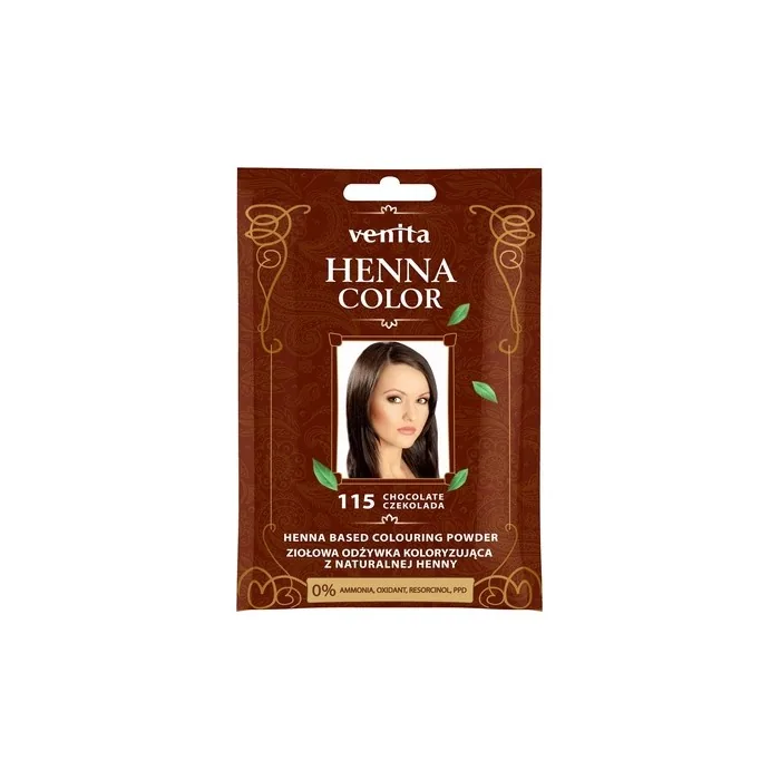 Venita Henna Color Herbal Coloring Conditioner 115 Chocolate 25g