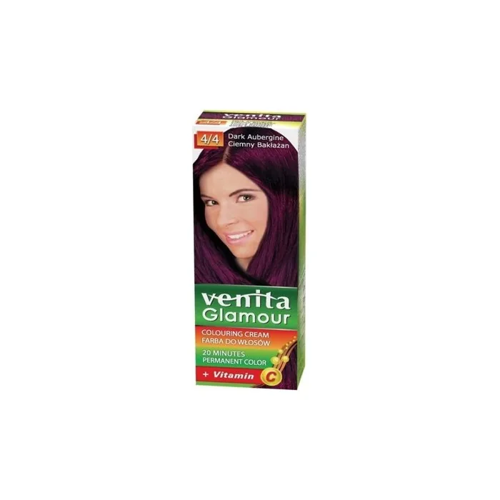 VENITA Glamour Coloring Hair Dye 4/4 Dark Eggplant