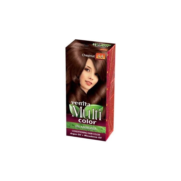 Venita Multicolor Hair Care Dye 4.4 Chestnut Brown 100ml