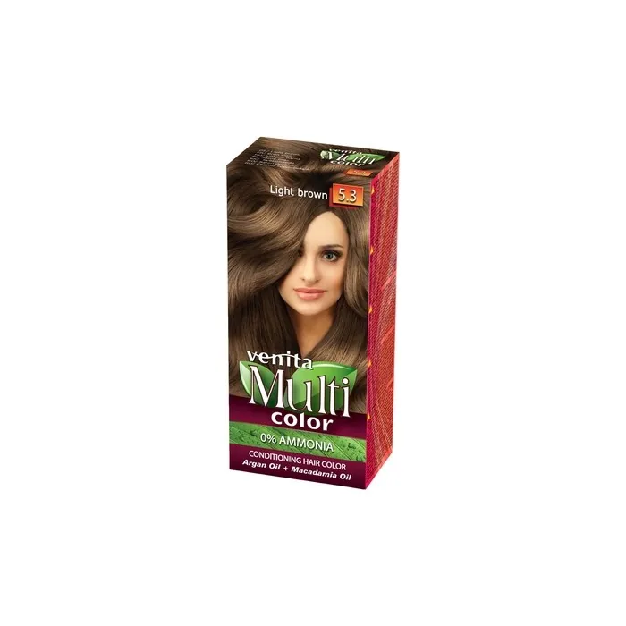 Venita Multicolor Hair Care Dye 5.3 Light Brown 100ml