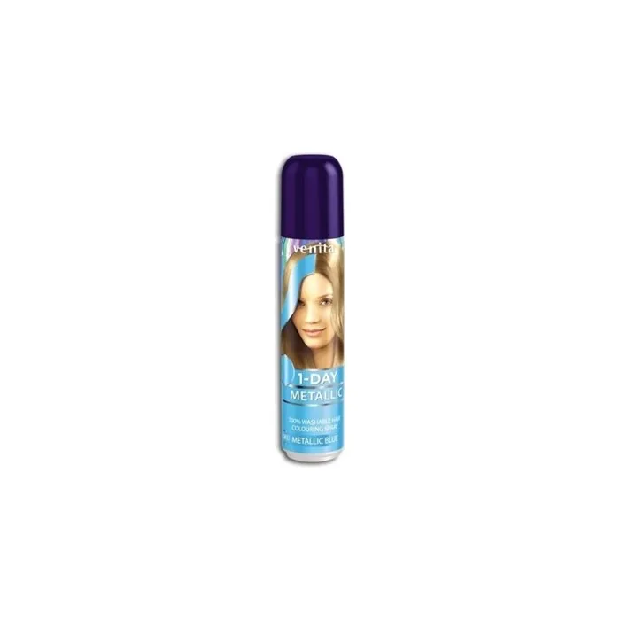 1-Day Metallic Hair Coloring Spray Metallic Blue 50ml