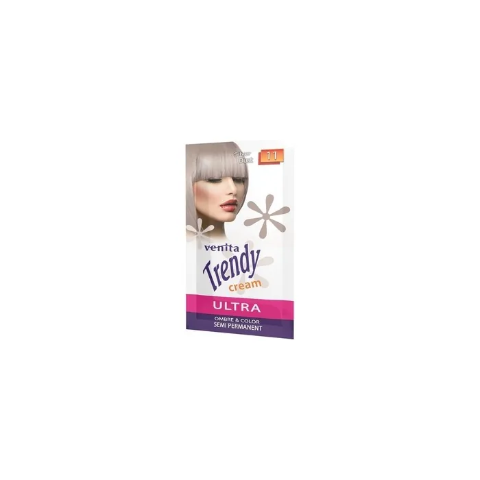 Venita Trendy Cream Ultra Hair Coloring Cream 11 Silver Dust
