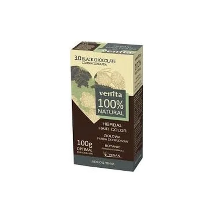 Venita Herbal Hair Color 3.0 Black Chocolate 100ml