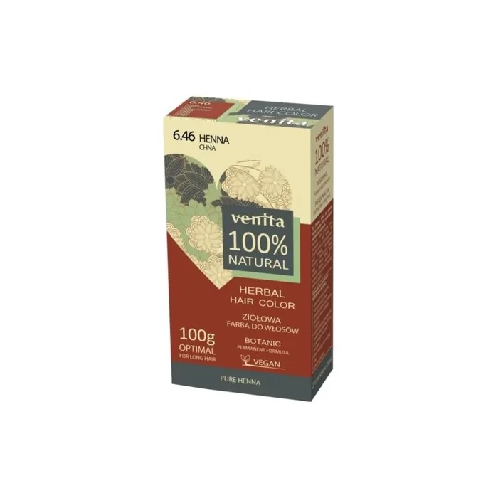 Herbal Hair Color Zioowa 6.46 Henna 100g