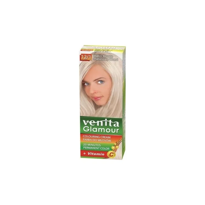 VENITA Glamour Coloring Hair Dye 12/1 Platinum Blonde