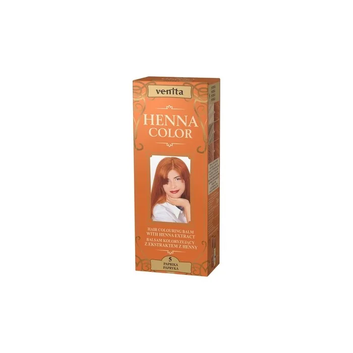 Venita Henna Color Coloring Balsam With Henna Extract 5 Paprika 75ml