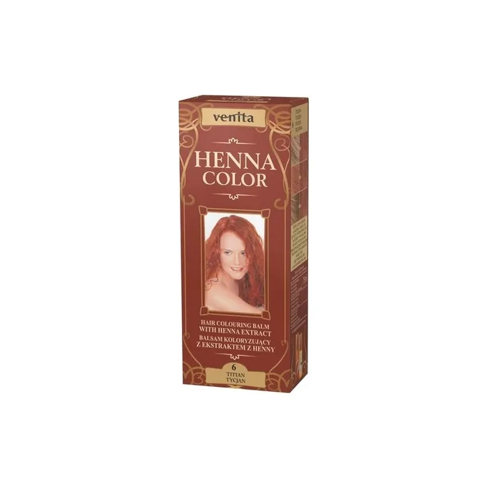 Venita Henna Color 6 Titian Hair Dye 75ml