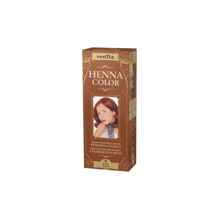 Venita Henna Color Coloring Balsam With Henna Extract 8 Ruby 75ml