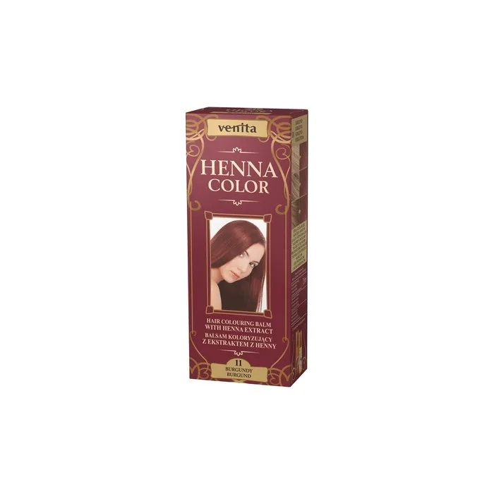 Venita Henna Color Coloring Balsam With Henna Extract 11 Burgundy 75ml