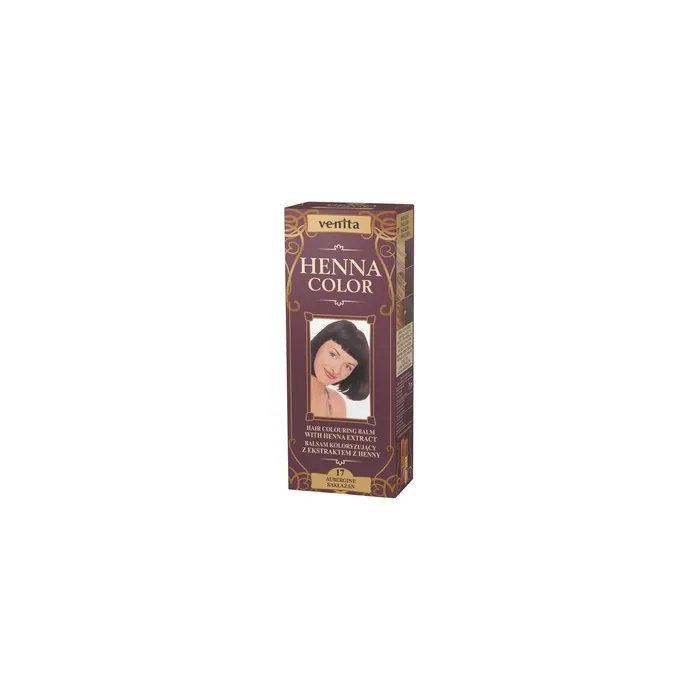 Venita Henna Color Balm with Henna Extract 75ml - Aubergine 17