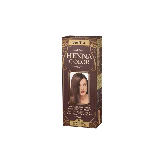 Venita Henna Color Coloring Balsam With Henna Extract 18 Black Cherry 75ml