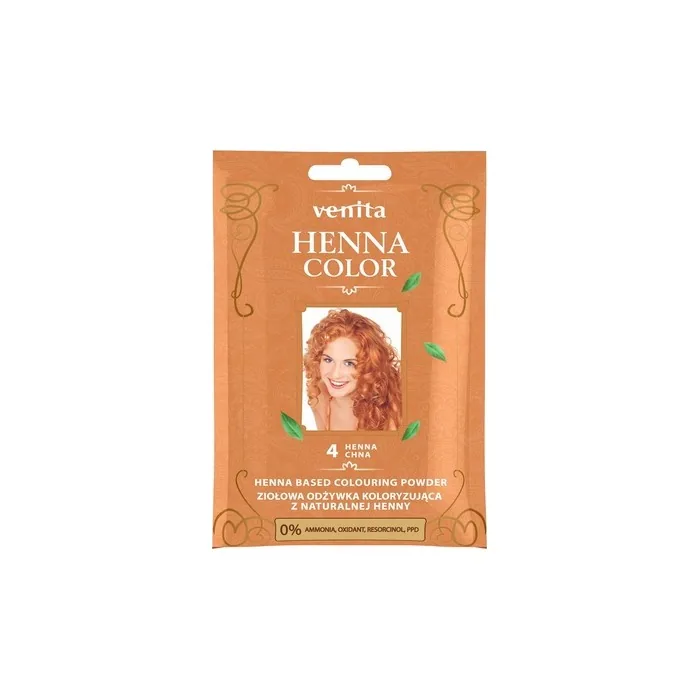 Venita Henna Color Herbal Coloring Conditioner With Natural Henna 4 Henna Chna 25g