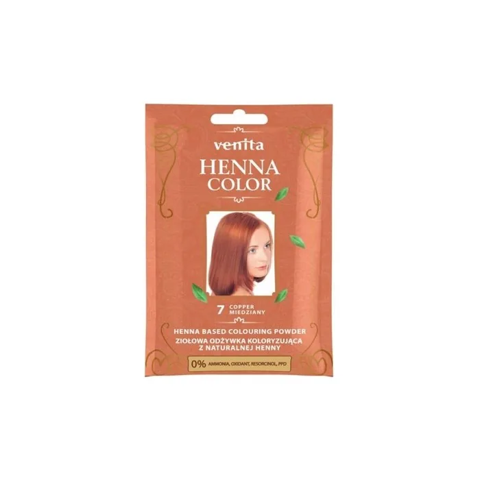 Henna Color Zioowa Conditioning Color Treatment with Natural Henna 7 Mied