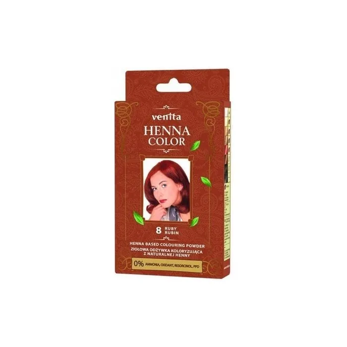 Venita Henna Color Hair Dye 8 Ruby 25ml
