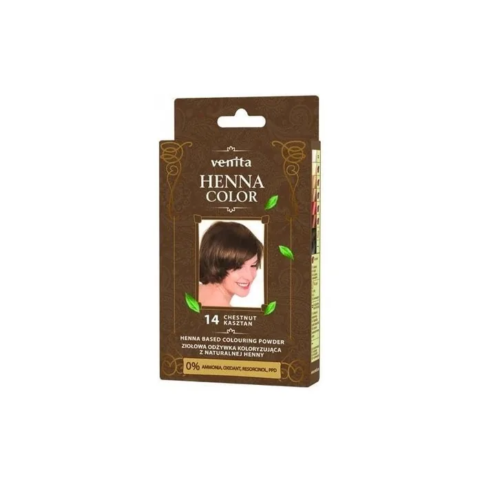 Venita Henna Color Hair Dye 14 Chestnut 25ml