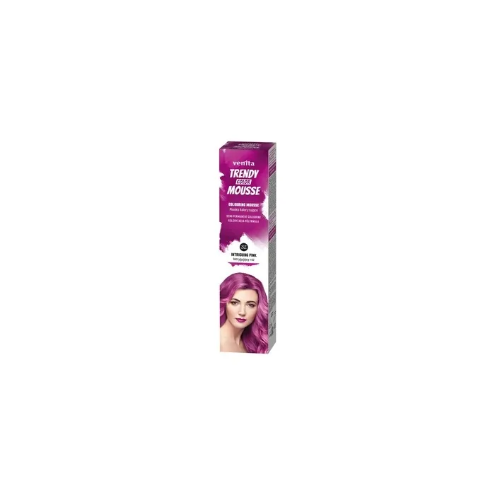 Venita Trendy Color Mousse Hair Coloring Mousse - 32 Intriguing Pink