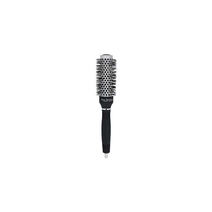 T4B LUSSONI Simple Care Styling Hairbrush with Removable Sectioning Tip and Ceramic Coating 32mm