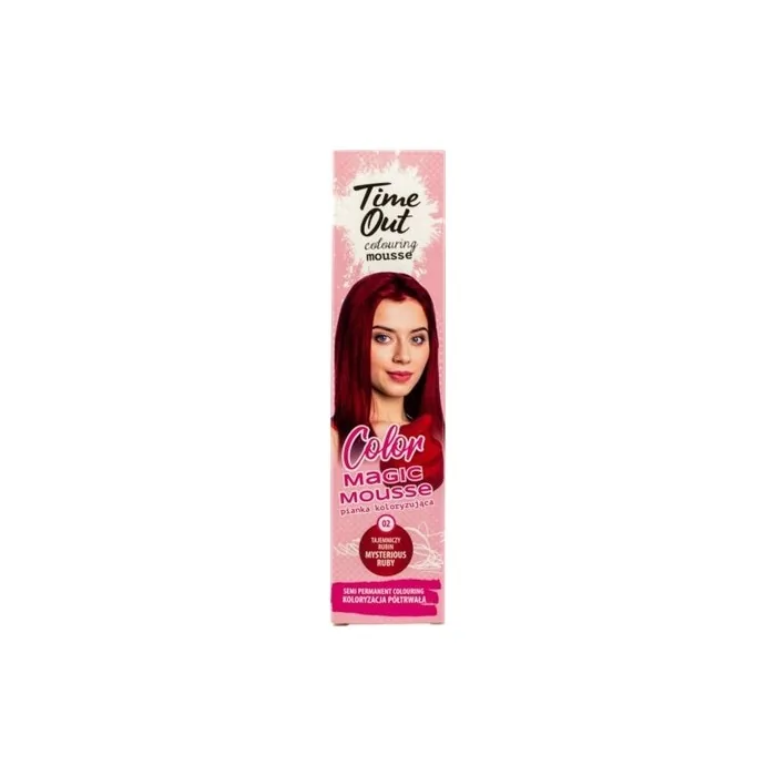 Timeout Mysterious Ruby Color Foam Hair Toner Mousse 75ml