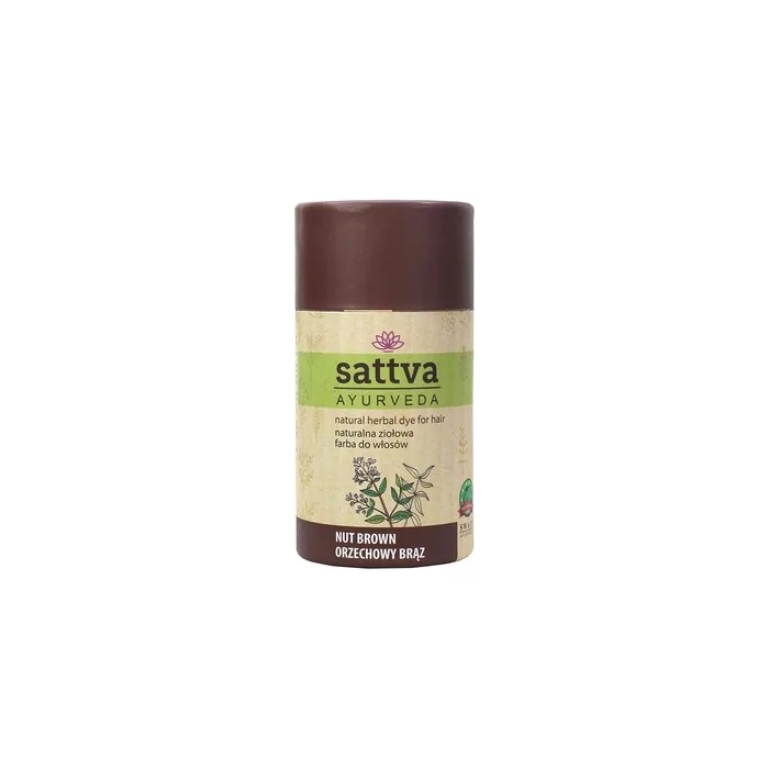 Sattva Natural Herbal Dye For Hair Nut Brown 150g