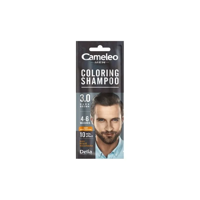 Cameleo Men Coloring Shampoo - Dark Brown 15ml