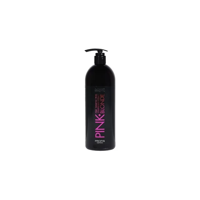 Pink Blonde Shampoo with Pink Color Pigments 1 Liter with Pump