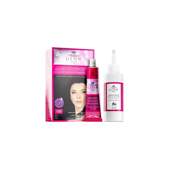 Kallos Glow Long Lasting Cream Hair Colour 100 40ml