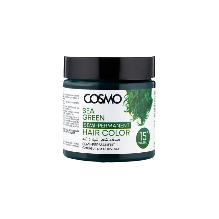 Cosmo Cosmetics Sea Green Semi Permanent Hair Color Cream 120g