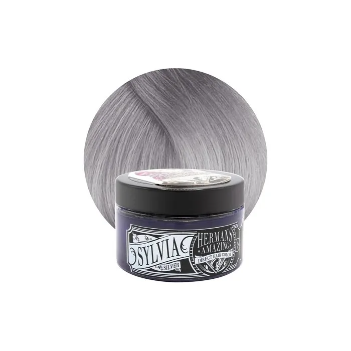Herman's Amazing Semipermanent Hair Colour 115ml Sylvia Silver