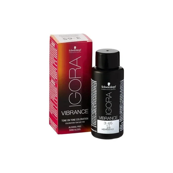 Schwarzkopf Igora Vibrance 3-65 Dark Brown Chocolate Gold Hair Color 60ml