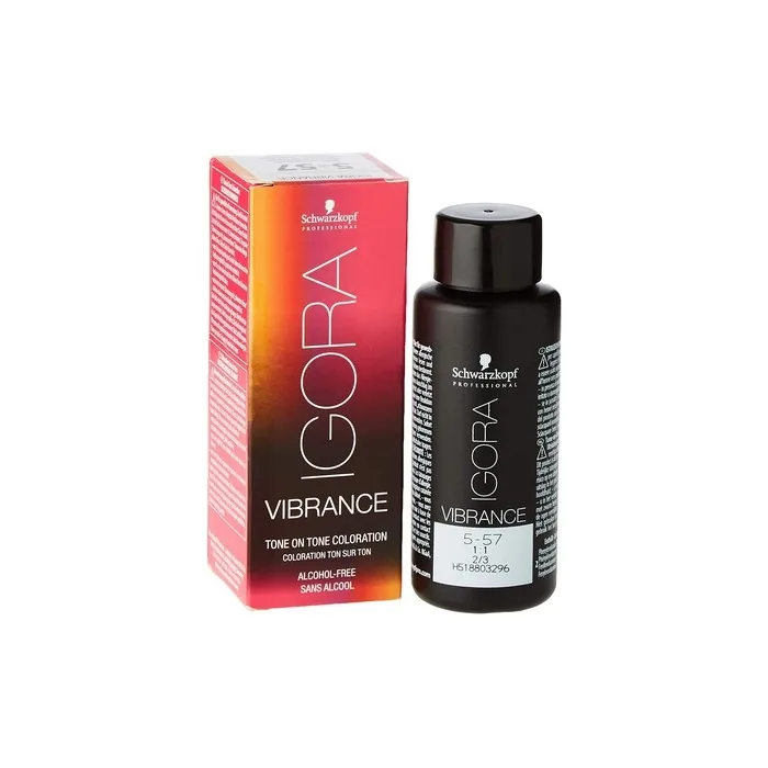 Schwarzkopf Igora Vibrance 5-57 Light Brown Gold Copper 60ml
