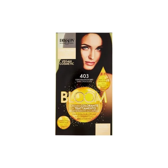 Dikson Bloom Cream Color 403 Chocolate Brown, Black - Standard