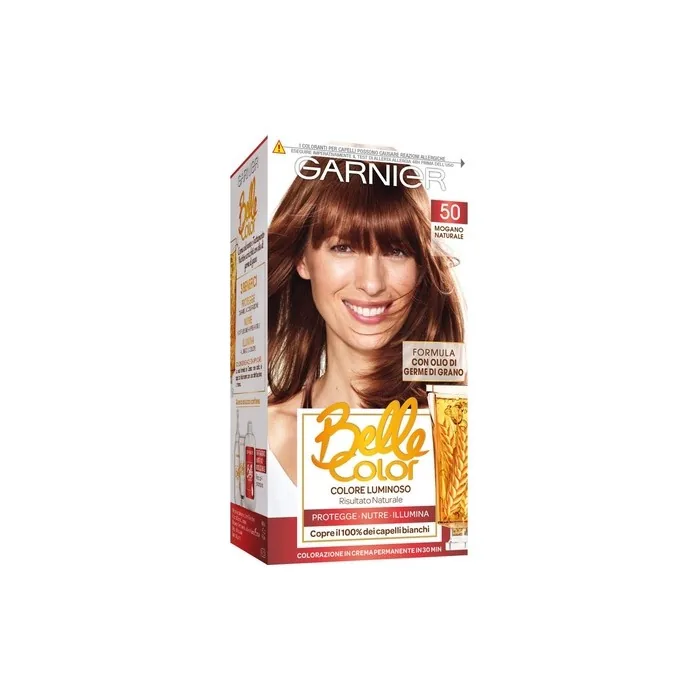 Belle Color 50 Natural Mahogany Hair Dye