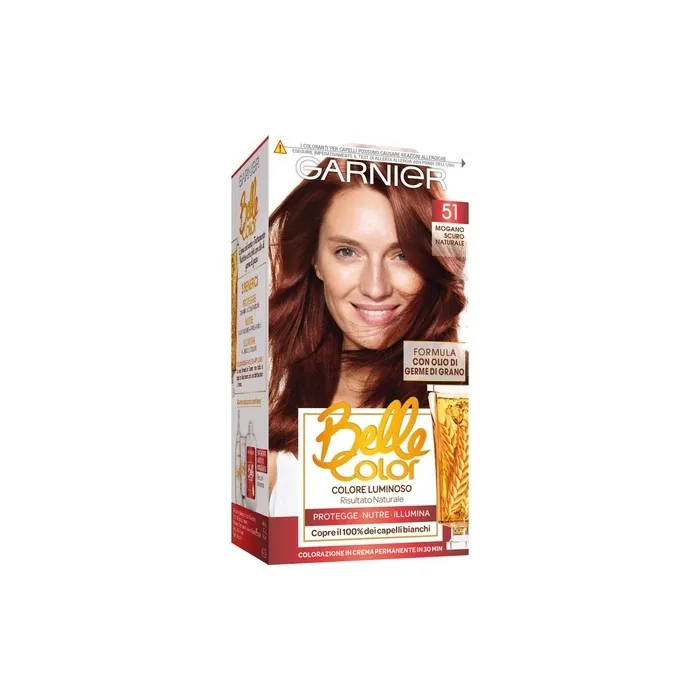 Belle Color 51 Dark Natural Mahogany Hair Dye
