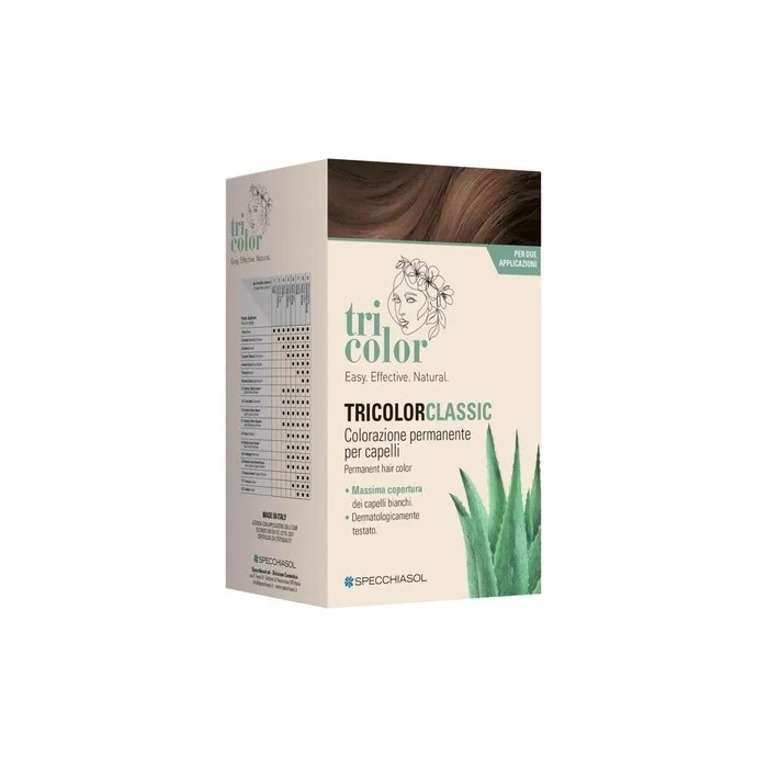 Specchiasol Tricolor Classic Permanent Hair Color 7.71 Tobacco