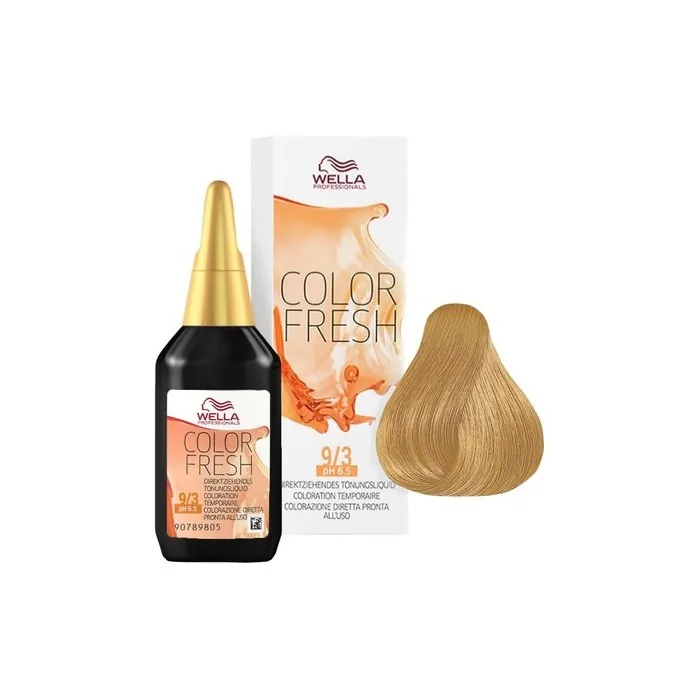 Wella Color Fresh 9/3 Very Light Golden Blonde 75ml