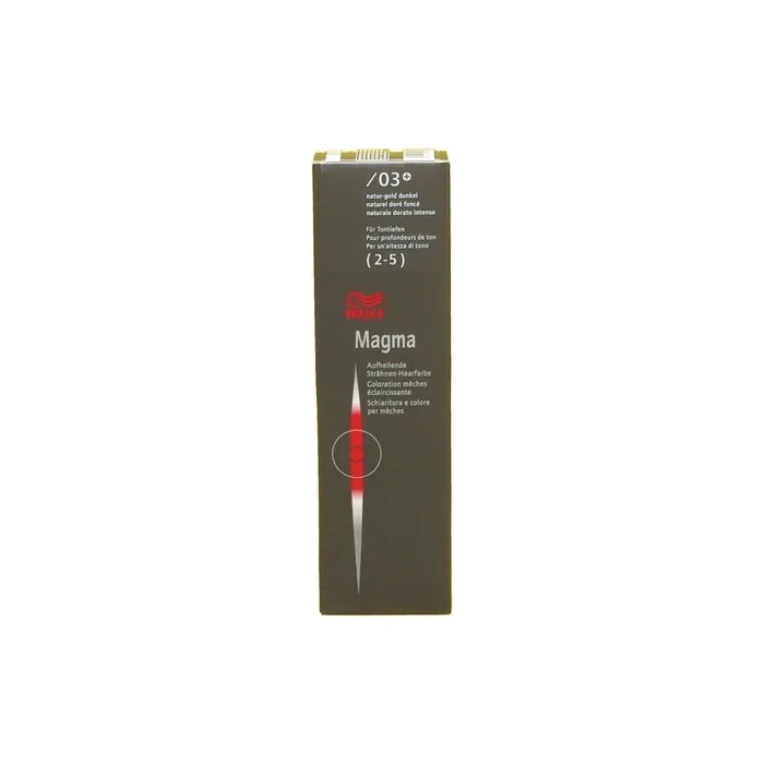 Wella Magma By Blondor Pigmented Lightener Hair Colour 75 Brown-Mahogany 120ml