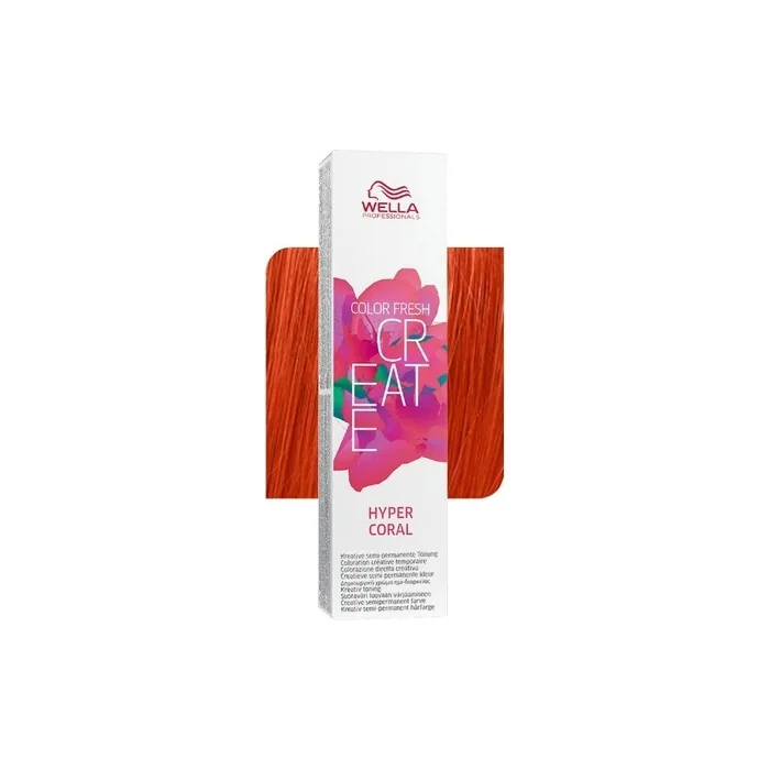 Wella Color Fresh Create Semi-permanent Hair Color Hyper Coral 60ml