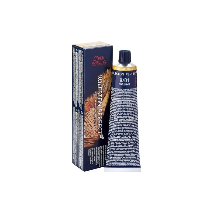 Wella Koleston Perfect ME+ 9/81 Light Blonde Pearl Ash Hair Color 60ml