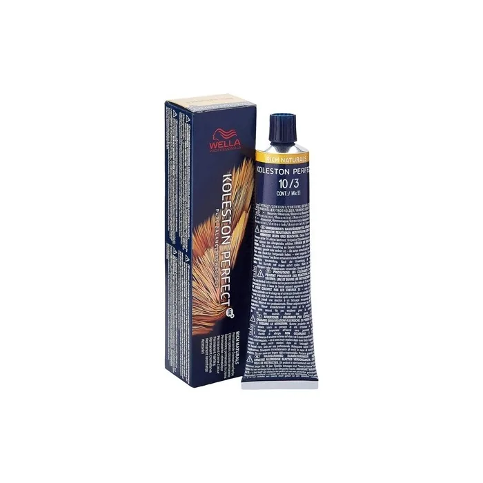 Wella Koleston Perfect Me+ 10/3 Lightest Gold Blonde 60ml