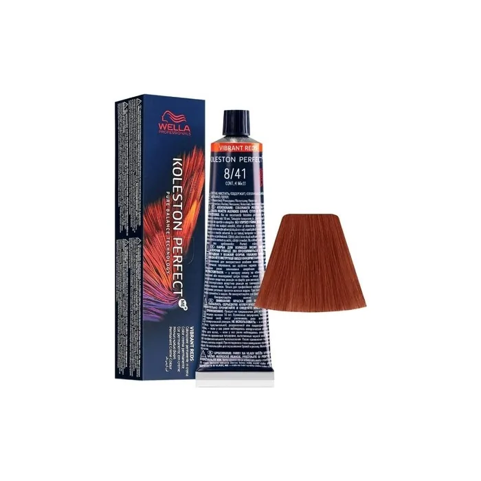 Wella Koleston Perfect Vibrant Reds 8/41 Blond light coppery ash 60ml Hair Colour