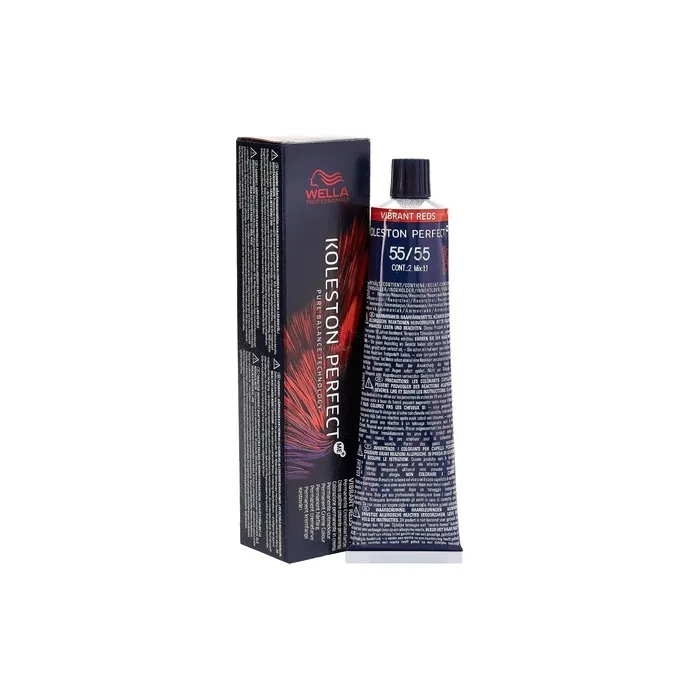 Wella Koleston Perfect ME+ Vibrant Reds Permanent Hair Colour 55/55 Brown Intense Claro Intense Mahogany 60ml