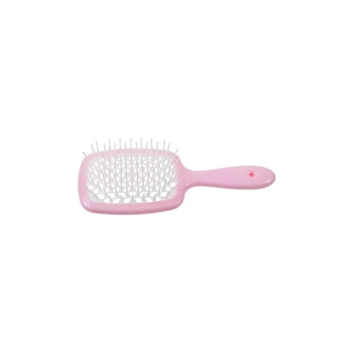 Janeke Superbrush Hairbrush For Detangling Hair In Pastel Pink